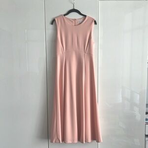 Calvin Klein Midi Sheath Dress Pink